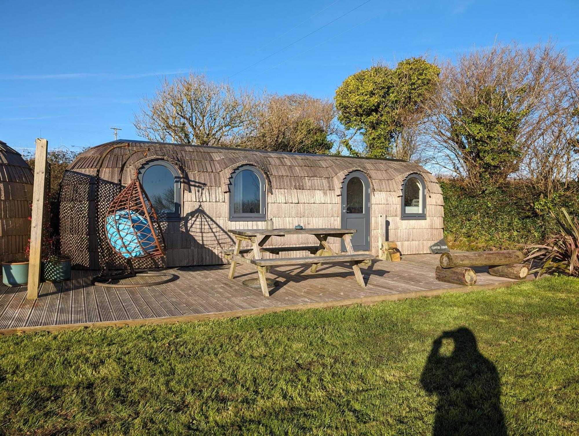 Villa Clotted Cream -Lydcott Glamping, Cornish Sea Views Looe Exterior foto