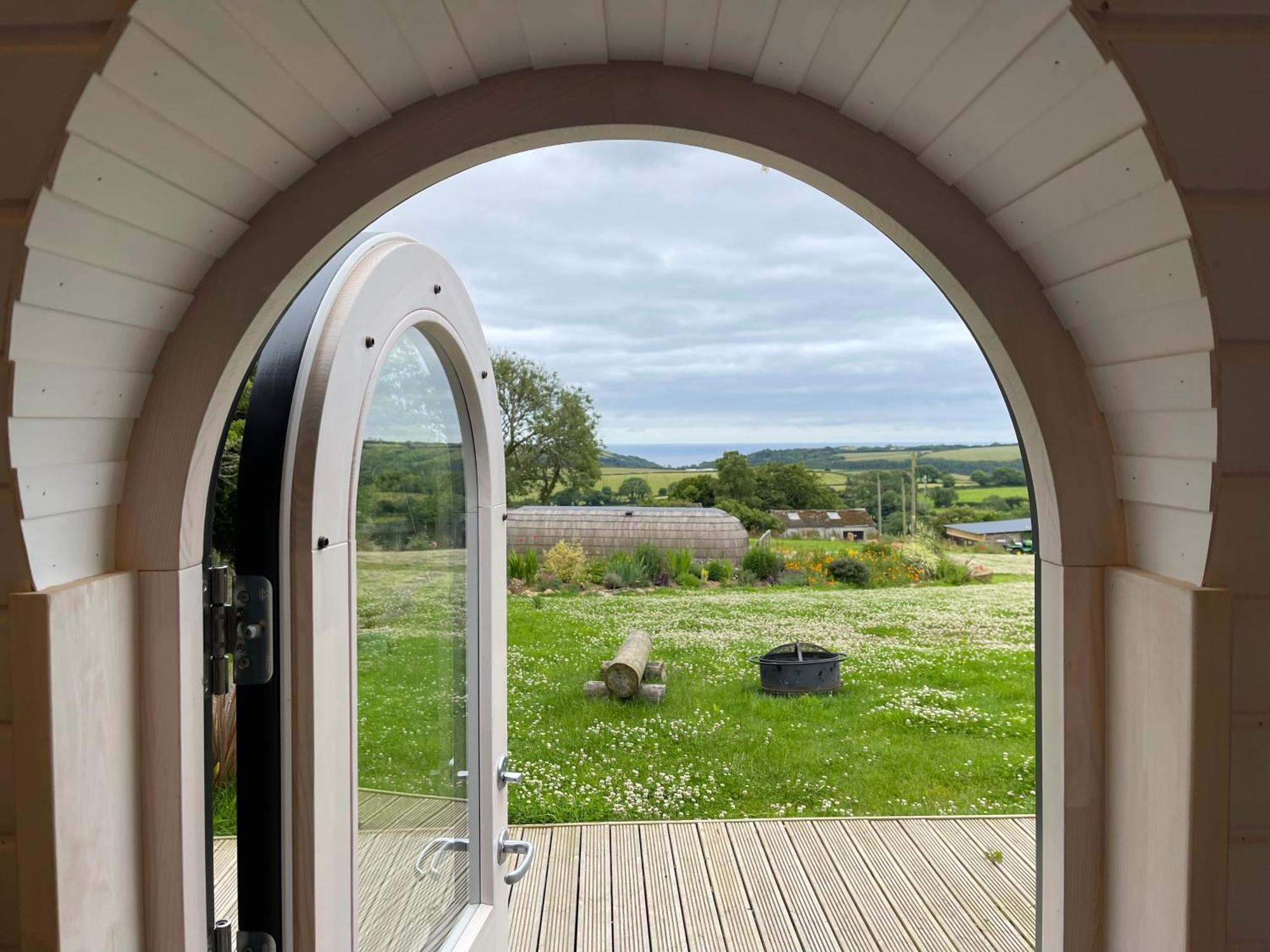 Villa Clotted Cream -Lydcott Glamping, Cornish Sea Views Looe Exterior foto